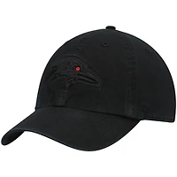 Casquette réglable '47 Black Baltimore Ravens Team Tonal Clean Up pour homme