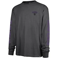 T-shirt à manches longues anthracite '47 Baltimore Ravens Cairn Ravine Foundation pour homme