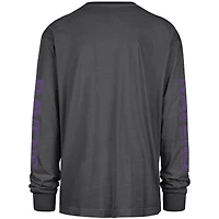 T-shirt à manches longues anthracite '47 Baltimore Ravens Cairn Ravine Foundation pour homme