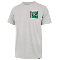 Men's '47  Gray Baltimore Ravens Chrome Plate Franklin T-Shirt