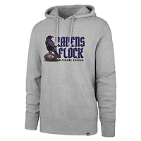 Chandail à capuchon régional Headline des Ravens de Baltimore '47 gris pour hommes