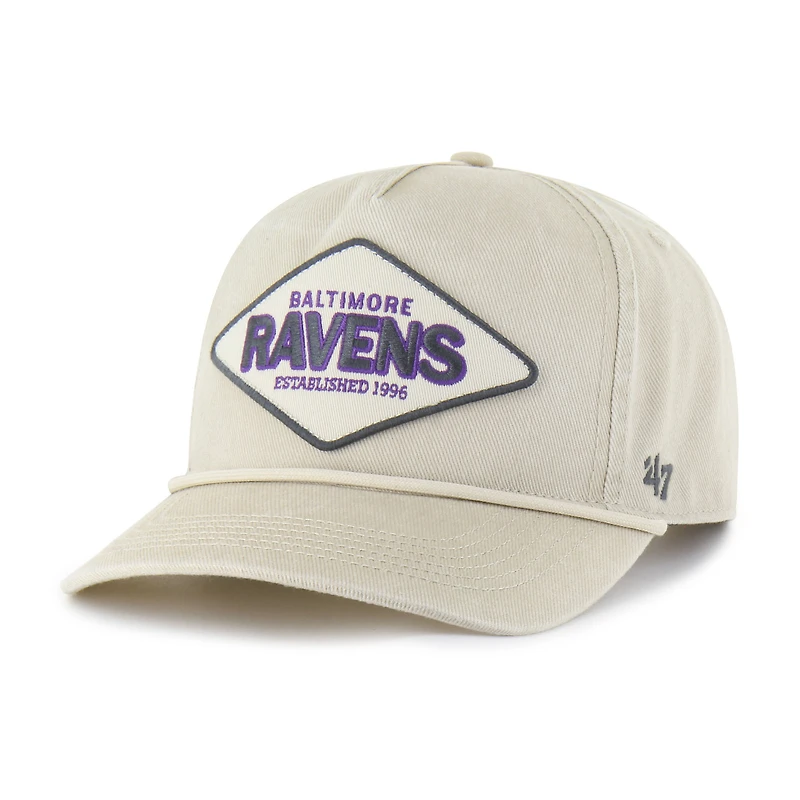 Casquette ajustable Cairn Hitch kaki 47 pour homme des Baltimore Ravens