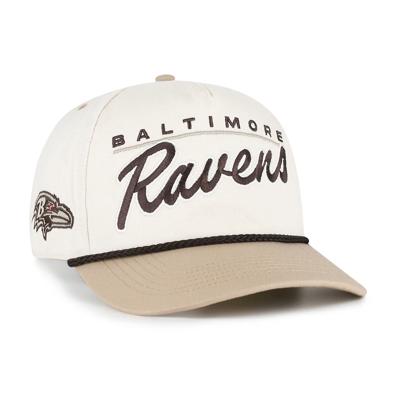 Casquette ajustable Baltimore Ravens « 47 Natural/Beige » pour homme
