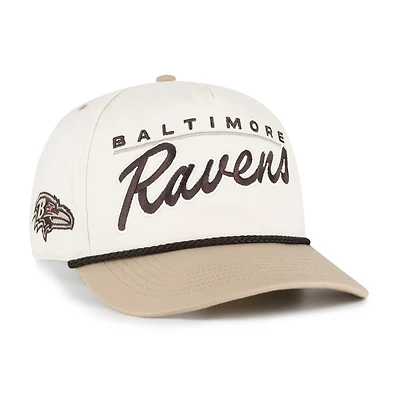 Casquette ajustable Baltimore Ravens « 47 Natural/Beige » pour homme