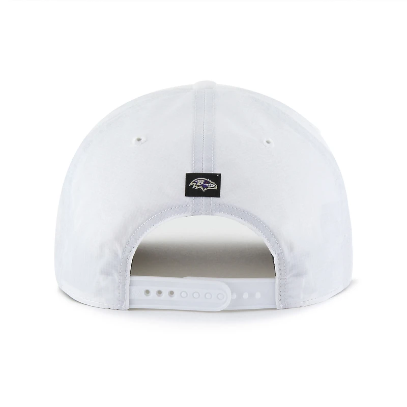 Men's '47 White Baltimore Ravens Brrr Fairway Hitch Adjustable Hat