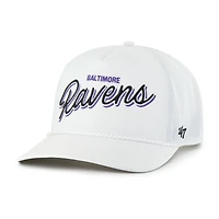 Casquette ajustable blanche « Brrr Fairway Hitch » des Baltimore Ravens pour homme, modèle 1947