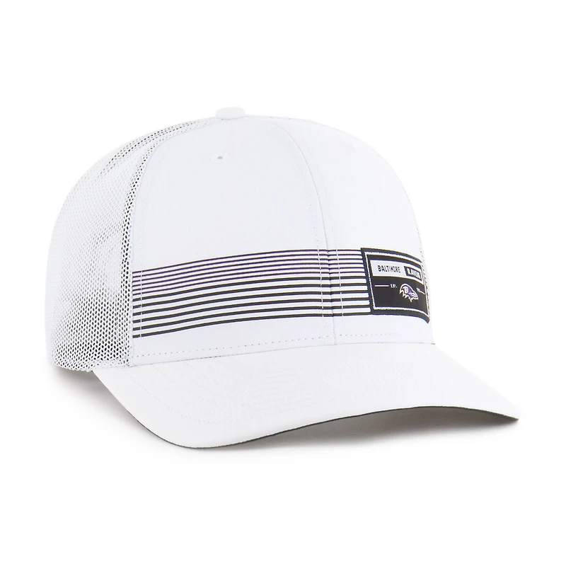 Casquette ajustable blanche « Ravens de Baltimore » Rangefinder Trucker pour homme, modèle 1947