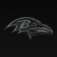 Polo Antigua Black Baltimore Ravens pour homme, grande taille, avec logo ton sur