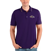 Polo Antigua Purple Affluent pour homme des Baltimore Ravens