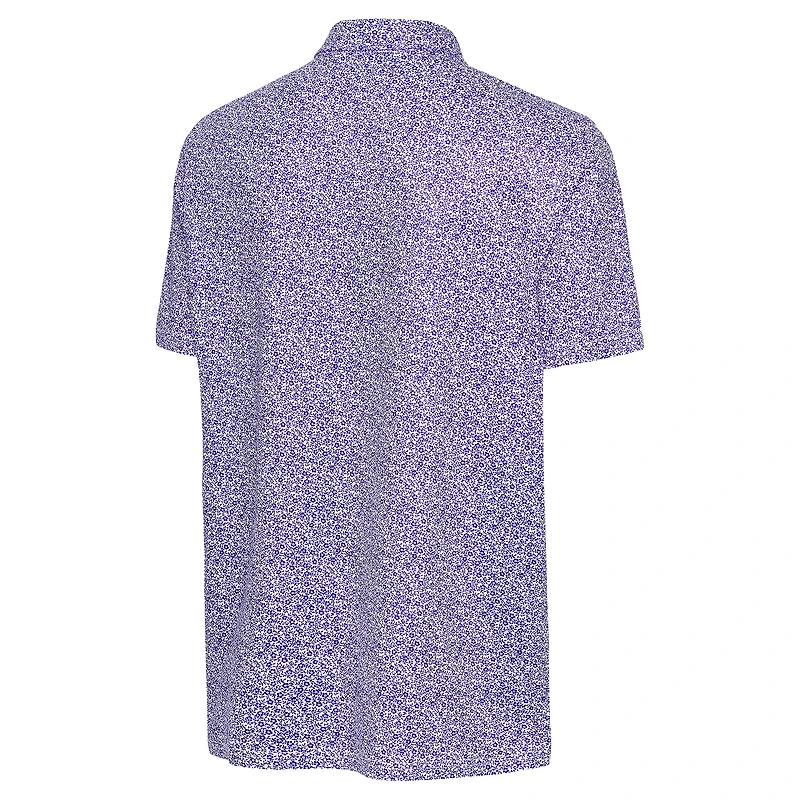 Men's Antigua Purple Baltimore Ravens Field Ditsy Polo