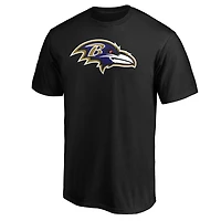 Men's  Black Baltimore Ravens Primary Logo T-Shirt