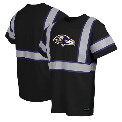 Men's Black Baltimore Ravens Safety Heavyweight T-Shirt