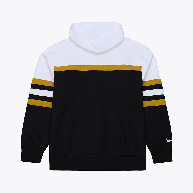 Sweat à capuche noir Mitchell & Ness pour homme, modèle entraîneur-chef des Ravens de Baltimore