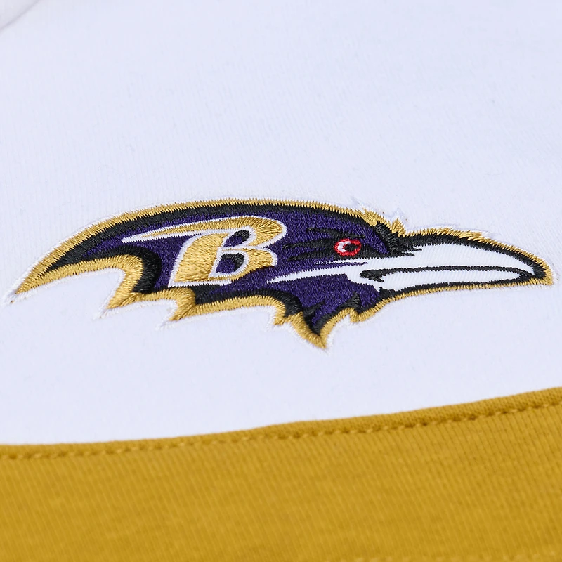 Men's Black Mitchell & Ness  Baltimore Ravens Head Coach Hoodie