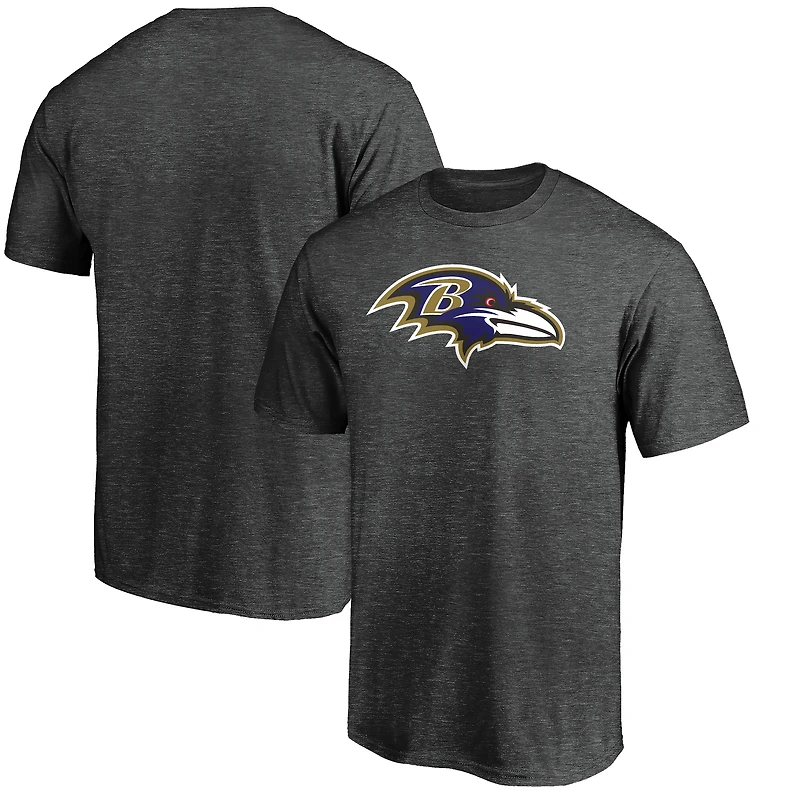 Men's  Charcoal Baltimore Ravens Primary Logo T-Shirt