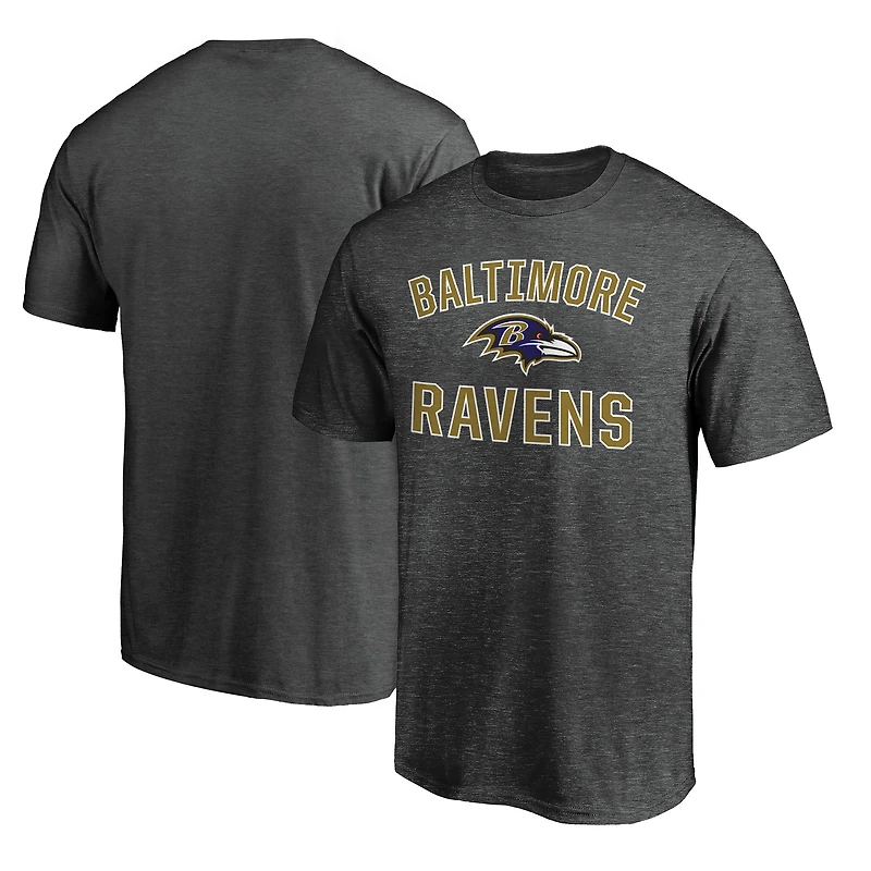 Men's Charcoal Baltimore Ravens Victory Arch T-Shirt