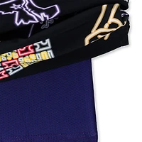 Maillot de bain classique doublé noir Chubbies Baltimore Ravens The Neon 5,5" pour homme