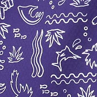 Chemise boutonnée Columbia PFG pour homme Baltimore Ravens Super Slack Tide Omni-Wick Purple