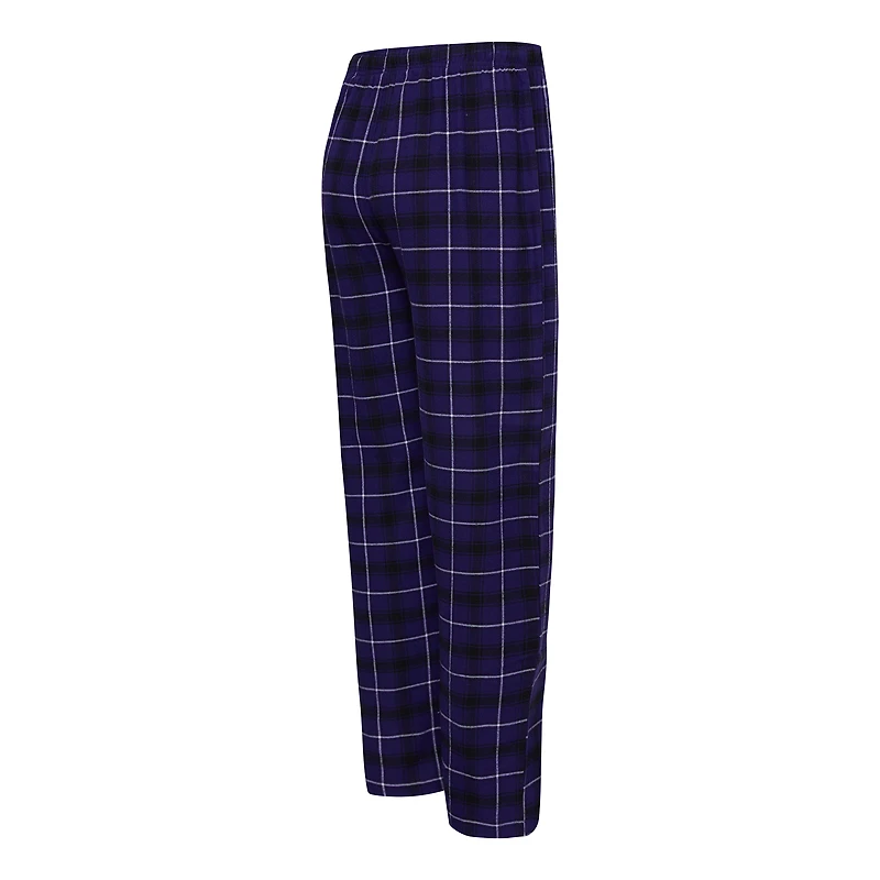 Ensemble de nuit pour hommes Concepts Sport violet/noir Baltimore Ravens Arctic T-shirt et pantalon pyjama