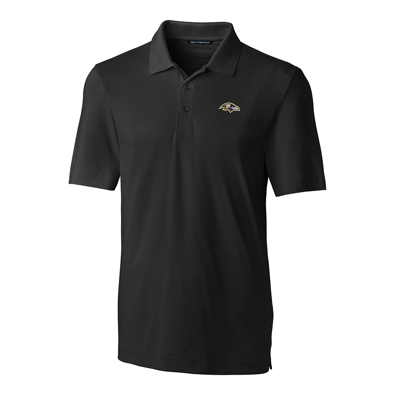 Polo extensible Forge noir pour homme Cutter & Buck des Baltimore Ravens, grandes tailles