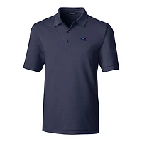 Polo extensible à rayures crayon Forge pour homme, bleu marine, Cutter & Buck, Baltimore Ravens, grandes tailles