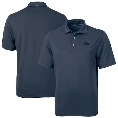Polo Virtue Eco Pique recyclé bleu marine pour homme, modèle Cutter & Buck, Baltimore Ravens, taille grande et