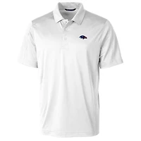 Polo extensible texturé pour homme Cutter & Buck, blanc, Baltimore Ravens, taille grande et taille, Prospect