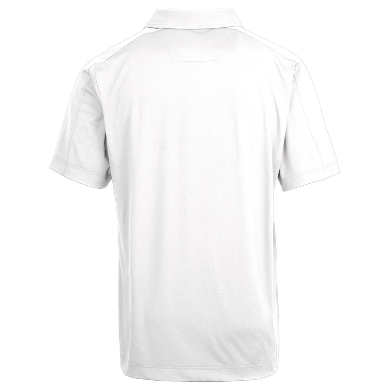 Polo extensible texturé Prospect pour homme Cutter & Buck, blanc, des Ravens de Baltimore, taille grande