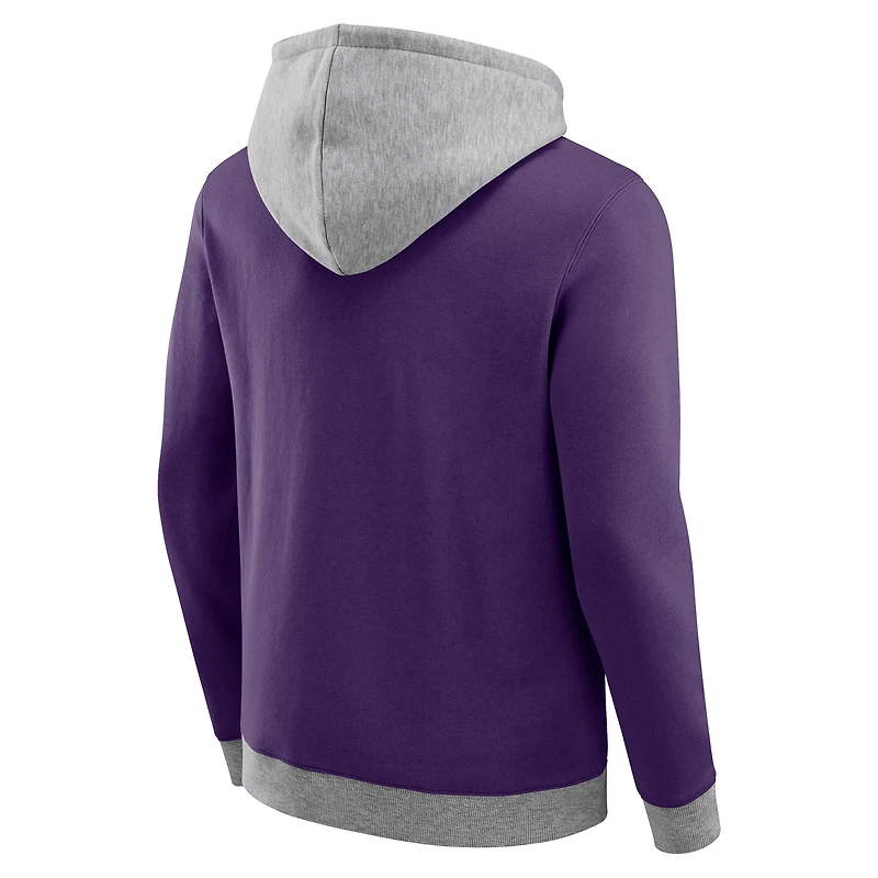 Sweat à capuche violet pour homme Darius Rucker Collection by Fanatics, motif entraîneur des Baltimore Ravens