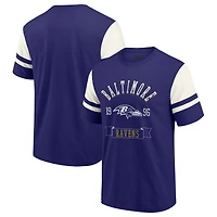 T-shirt de football violet pour homme Darius Rucker Collection by Fanatics, Ravens Baltimore