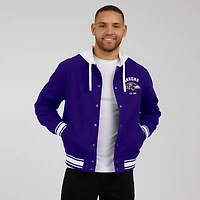 Men's Darius Rucker Collection by Fanatics Purple Baltimore Ravens Full-Snap Hoodie Jacket