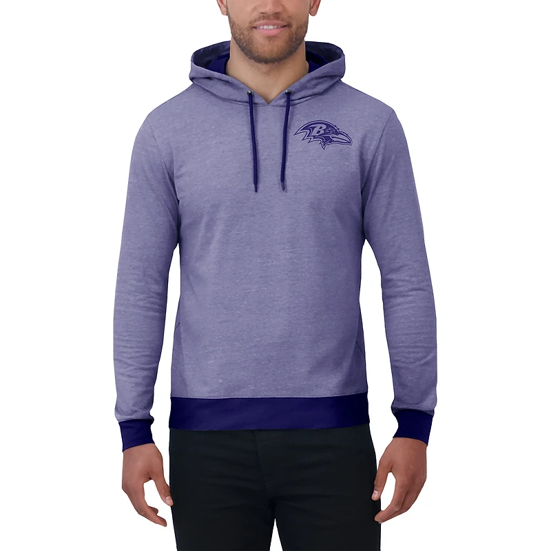 Sweat à capuche en tricot ton sur violet Baltimore Ravens de la collection Darius Rucker pour hommes par Fanatics