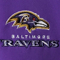 Veste à capuche zippée intégrale Dunbrooke pour hommes Baltimore Ravens Tailles Big & Tall Alpha violet/noir