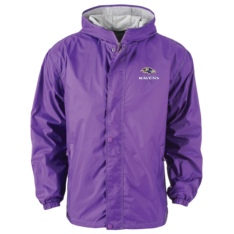 Dunbrooke Violet Baltimore Ravens Big & Tall Legacy Stadium Veste entièrement zippée pour homme