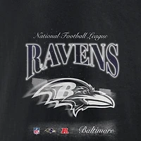 Men's Fanatics  Black Baltimore Ravens Back Logo Fleece Hoodie