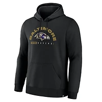 Men's Fanatics Black Baltimore Ravens Delay of Game Legacy Pullover Hoodie