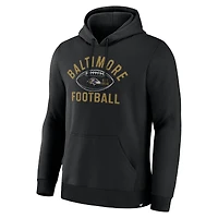 Sweat à capuche noir Fanatics pour homme des Baltimore Ravens Fumblerooski Legacy