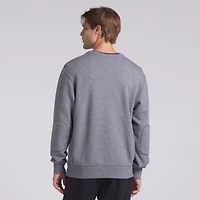 Sweat-shirt à capuche en molleton bouclé Fanatics Heather Grey Baltimore Ravens pour homme
