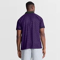 Polo raglan à col en V pour homme Fanatics violet/noir Baltimore Ravens Homerun