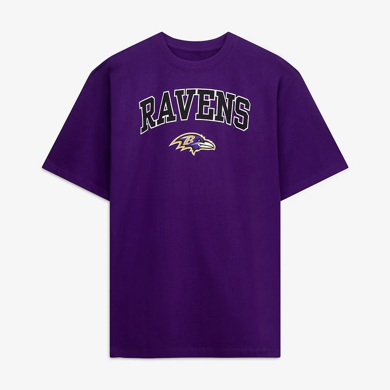 Men's Fanatics Purple Baltimore Ravens Big & Tall Arch Logo T-Shirt