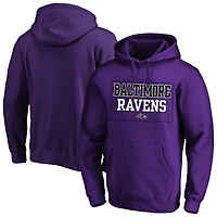 Men's Fanatics  Purple Baltimore Ravens Big & Tall Fleece Hoodie