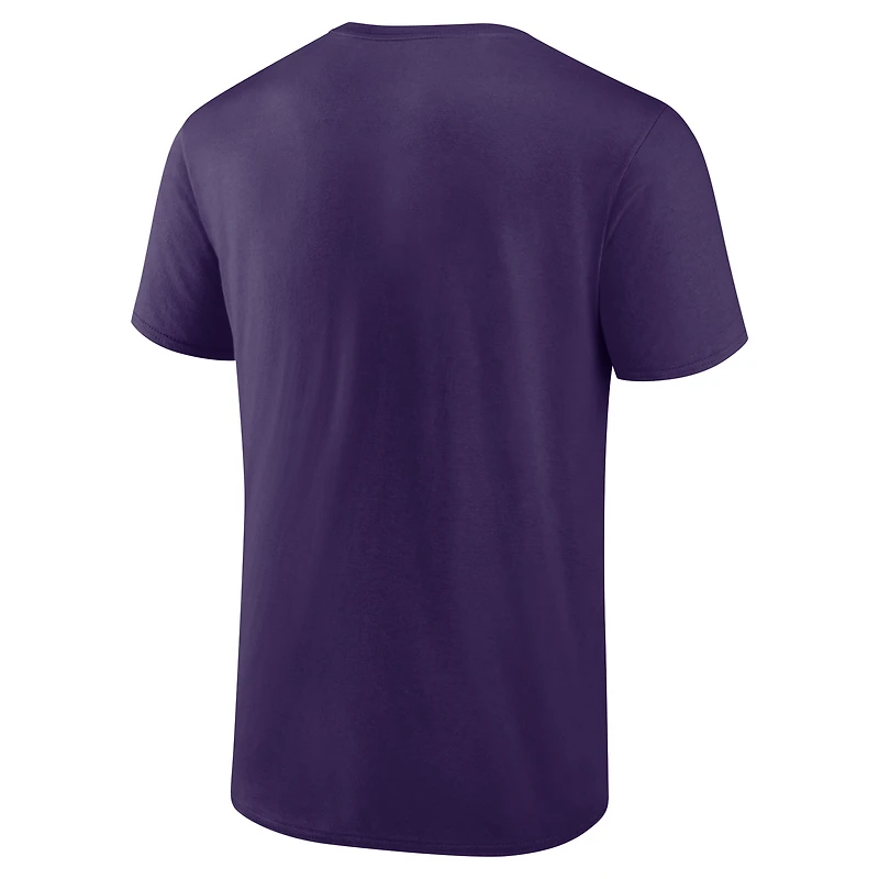 T-shirt coordonné violet pour hommes Fanatics Baltimore Ravens