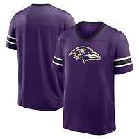 Men's Fanatics Purple Baltimore Ravens Hometown Premium Hashmark V-Neck T-Shirt
