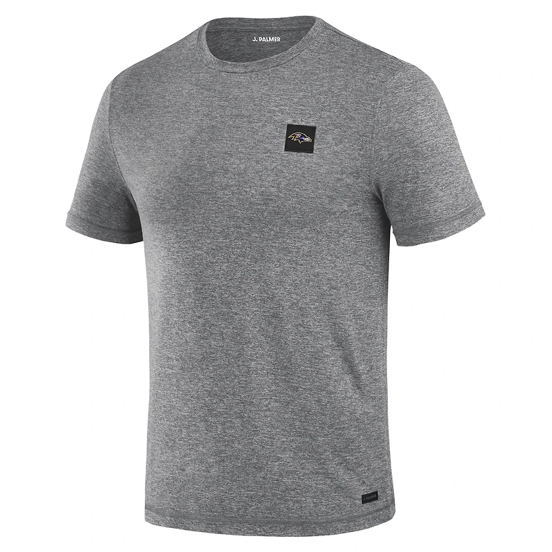 Men's J. Palmer Black Baltimore Ravens Four Down T-Shirt