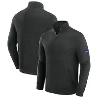 Men's J. Palmer Black Baltimore Ravens Franchise Quarter-Zip Sweater