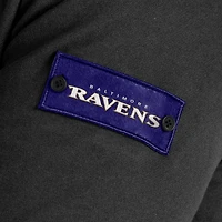 Men's J. Palmer Black Baltimore Ravens QB1 Full-Zip Sweatshirt