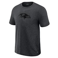 Men's J. Palmer  Graphite Baltimore Ravens Players Lounge Tri-Blend T-Shirt
