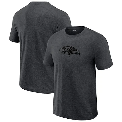 Men's J. Palmer  Graphite Baltimore Ravens Players Lounge Tri-Blend T-Shirt