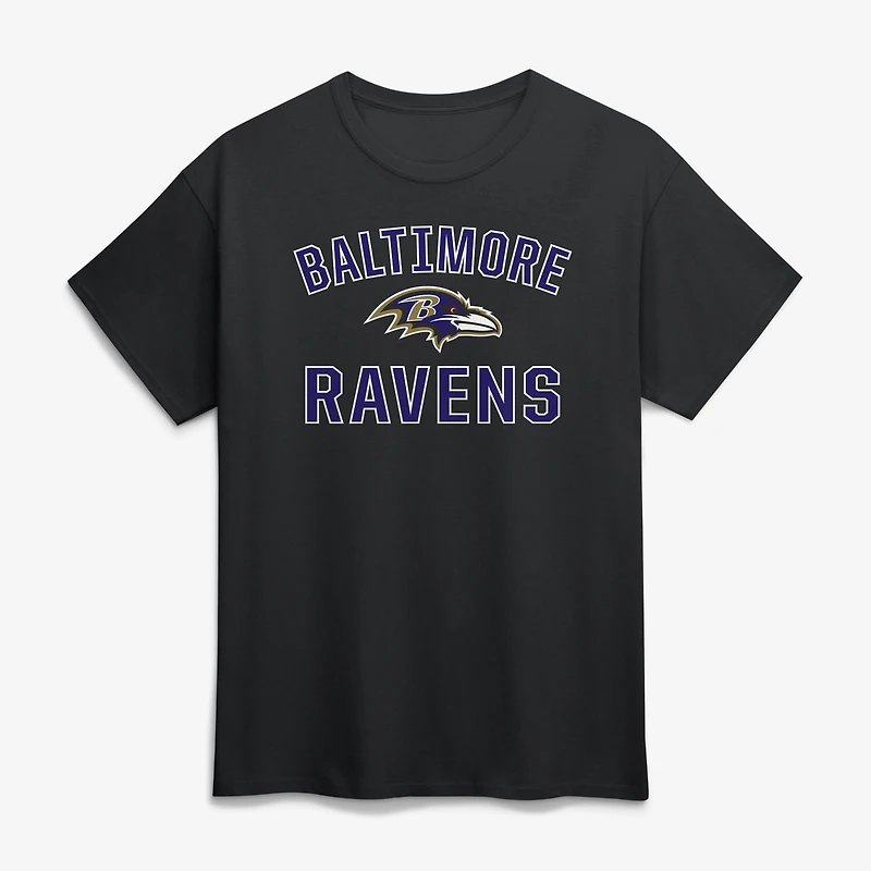 Men's Logo Athletic Baltimore Ravens Cotton Victory Arch T-Shirt
