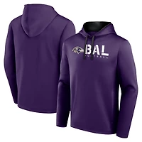 Sweat à capuche violet avec logo Athletic pour homme des Baltimore Ravens Head Start